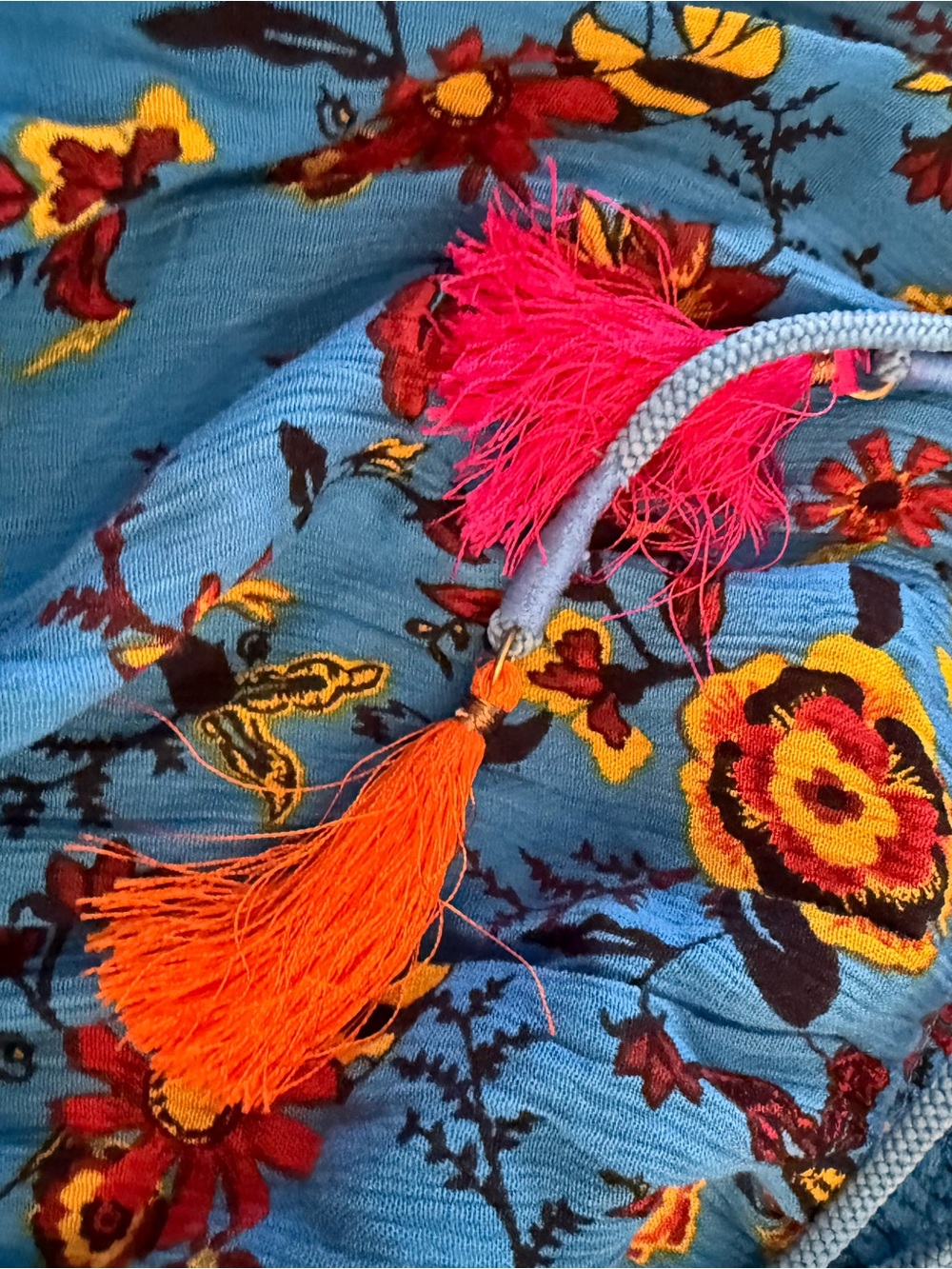 Out From Under Urban Outfitters Boho Floral Tiered Maxi Skirt M/L - Picture 7 of 8